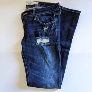 destroyed denim jeans | abercrombie & fitch